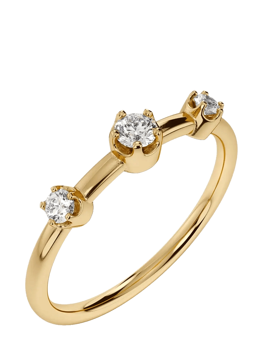 Edblad - Teeny Ring Gold XL - ringe - gold - 1