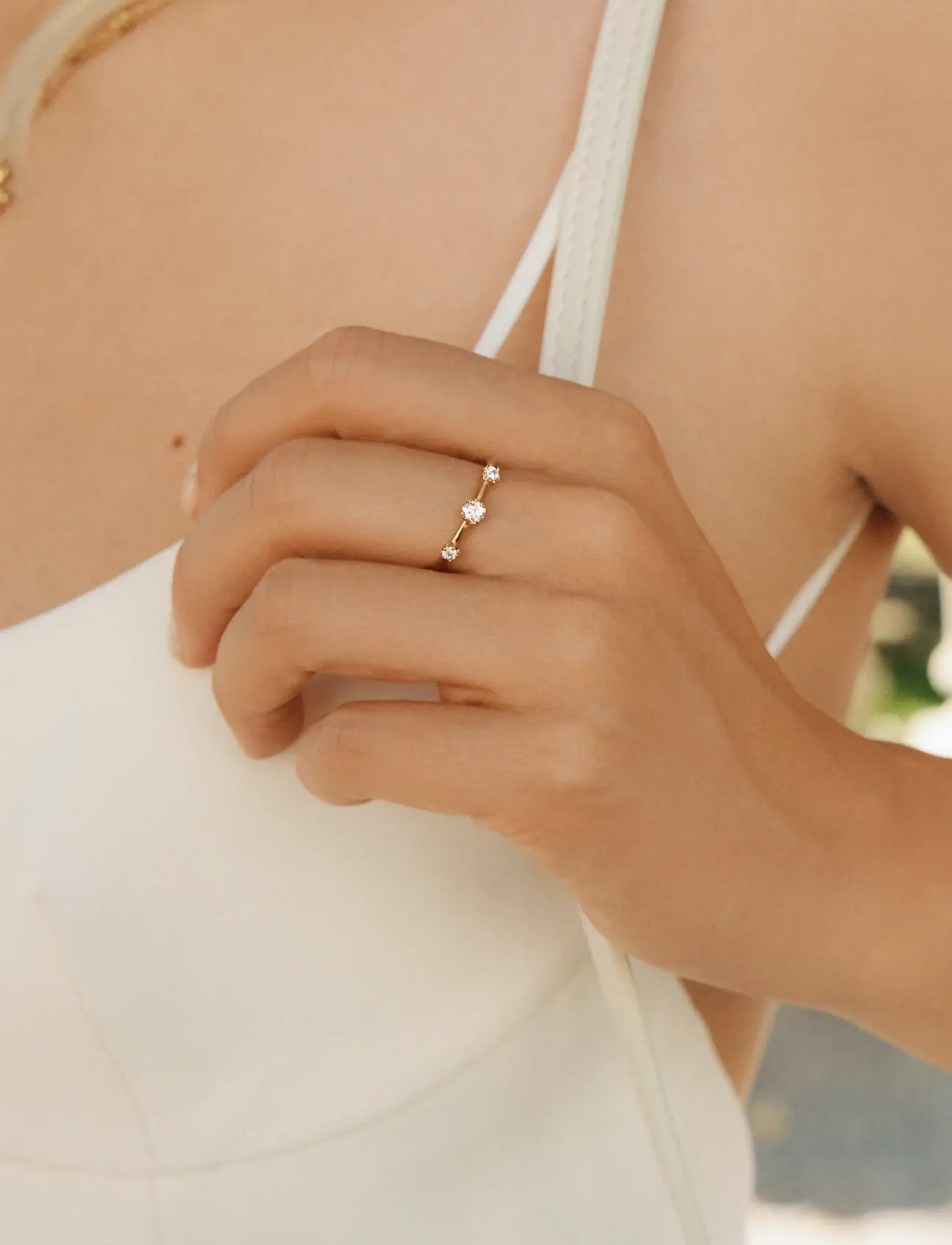 Edblad Teeny Ring Gold Xl, M, Gold, Smykker > Ringe, Dame