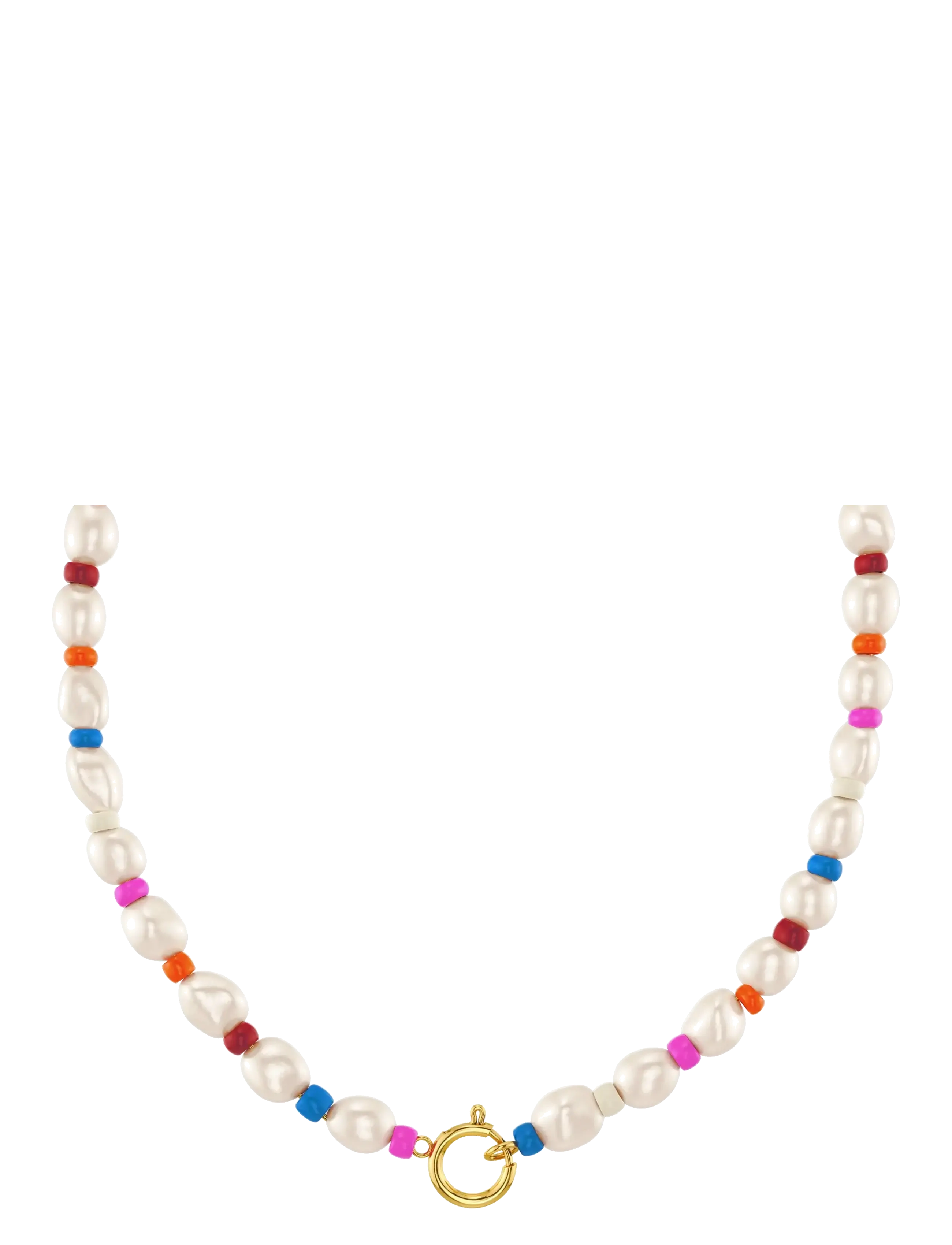 Edblad - Voyage Necklace Gold/Multi One Size - kaelakeed - gold - 2