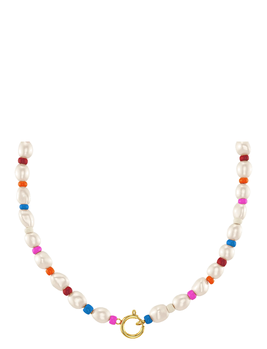 Edblad - Voyage Necklace Gold/Multi One Size - necklaces - gold - 2