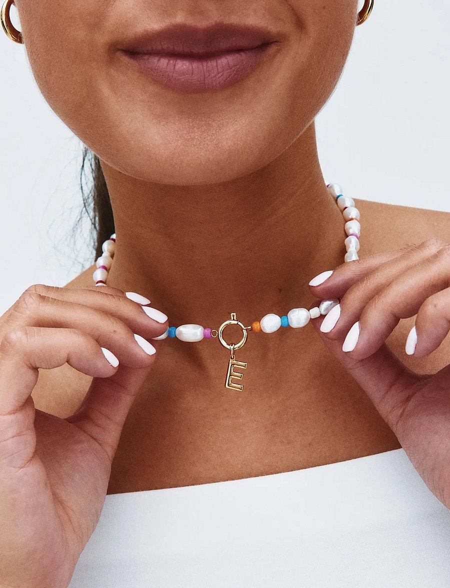 Edblad - Voyage Necklace Gold/Multi One Size - necklaces - gold - 4