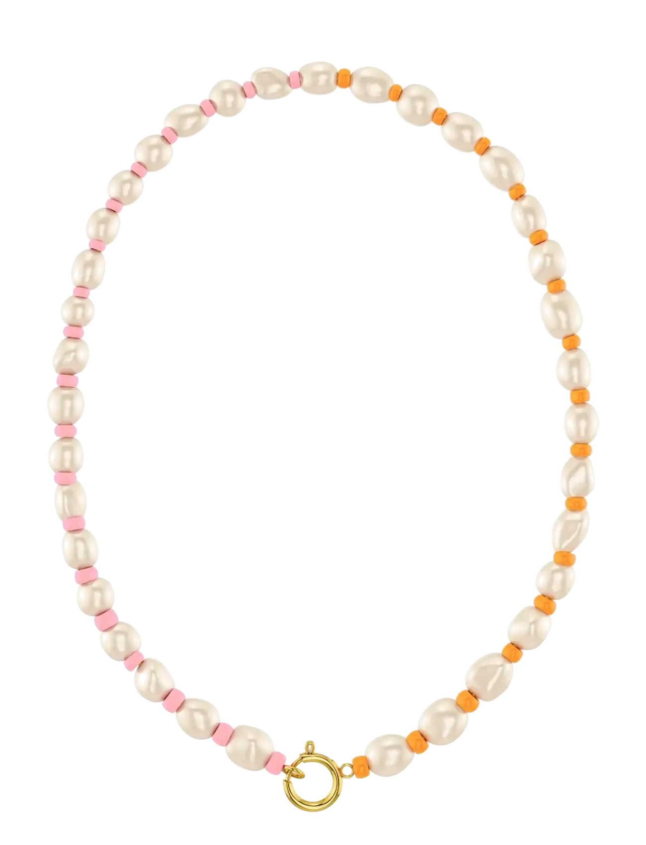 Edblad Voyage Necklace Gold/Multi One Size - Festtøj - GOLD / multi
