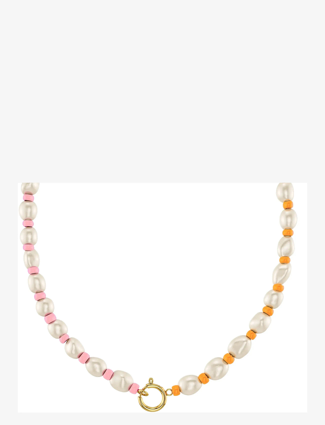 Edblad - Voyage Necklace Gold/Multi One Size - halskæder - gold - 2