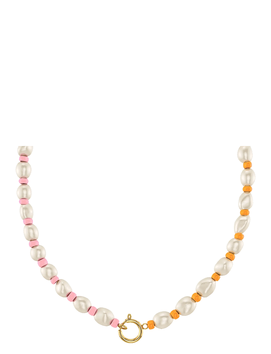 Edblad - Voyage Necklace Gold/Multi One Size - halsketten - gold - 2
