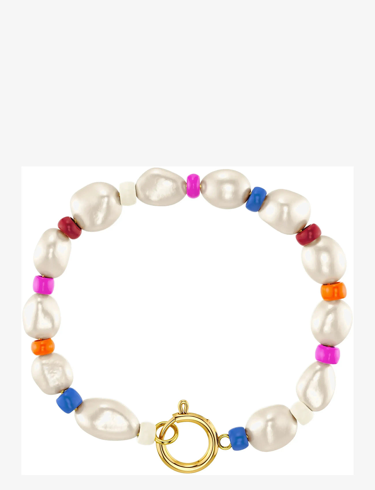 Edblad - Voyage Bracelet Gold/Multi L - armbånd - gold - 1
