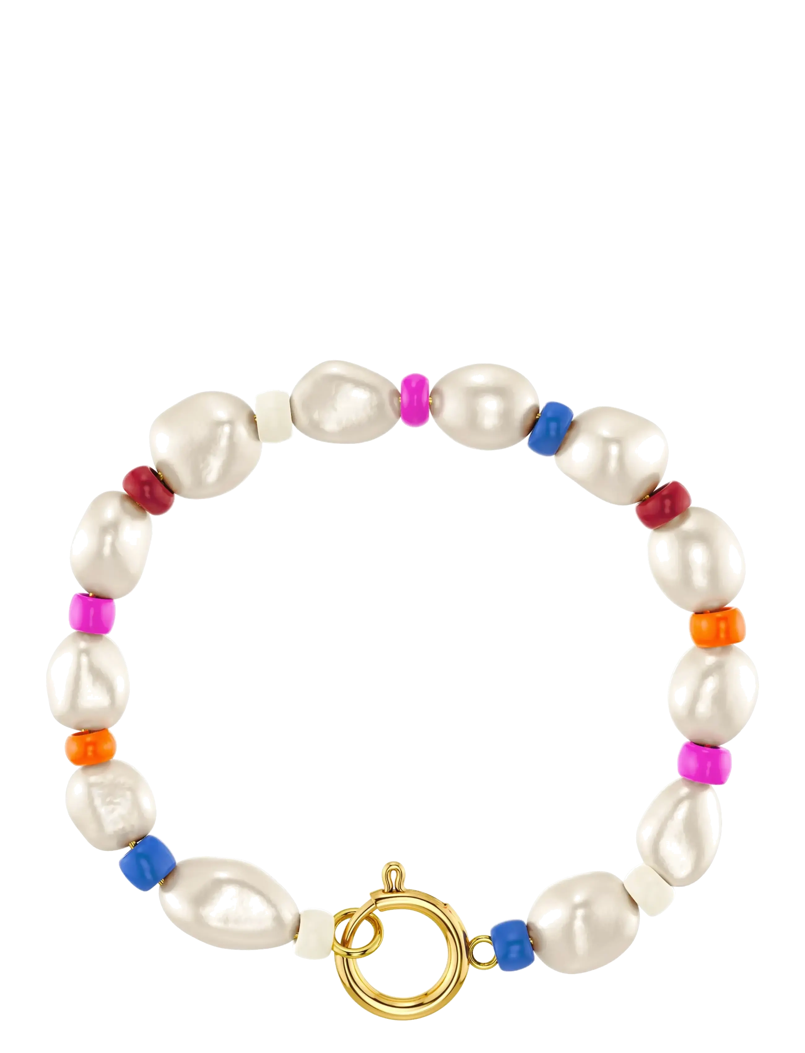 Edblad Voyage Bracelet Gold/Multi L - Inspiration - GOLD / multi