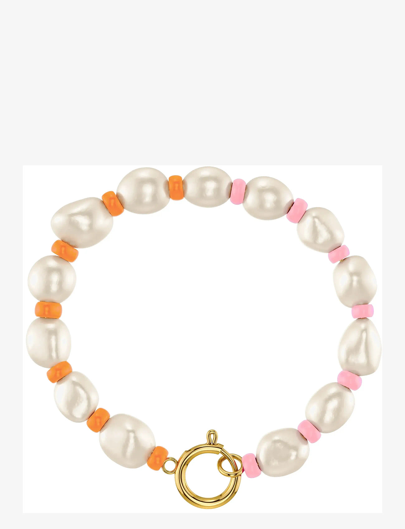 Edblad - Voyage Bracelet Gold/Multi L - armbänder - gold - 1