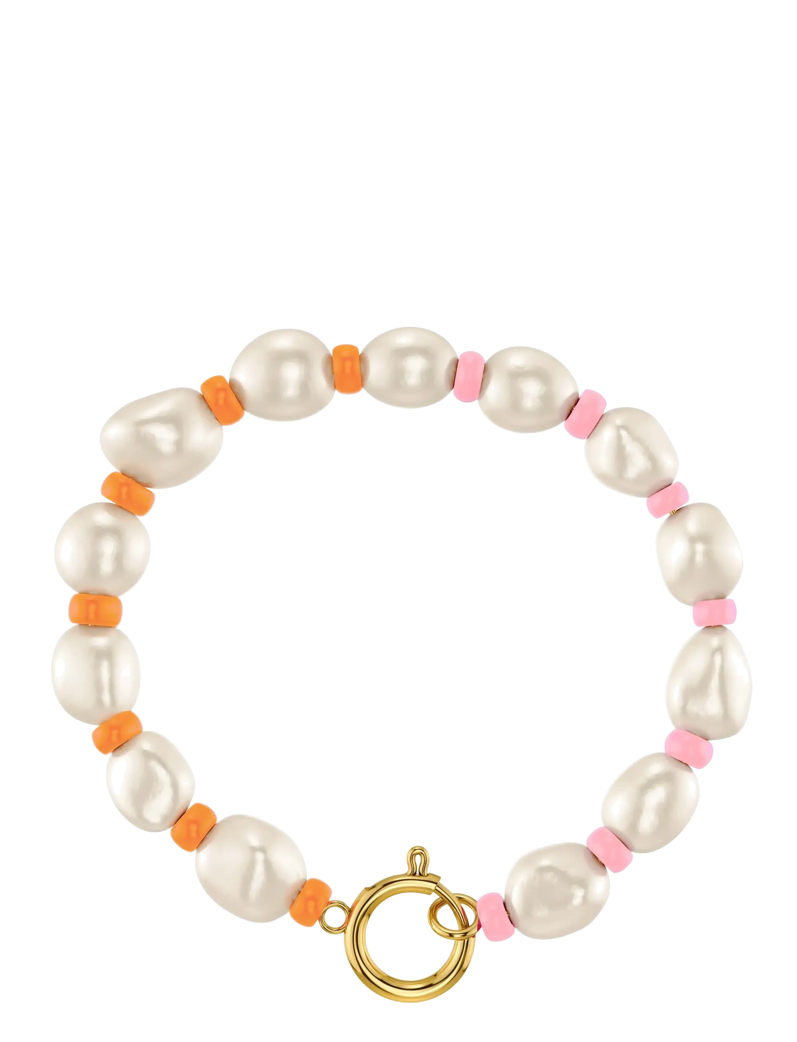 Edblad Voyage Bracelet Gold/Multi L - Birthday - GOLD / multi