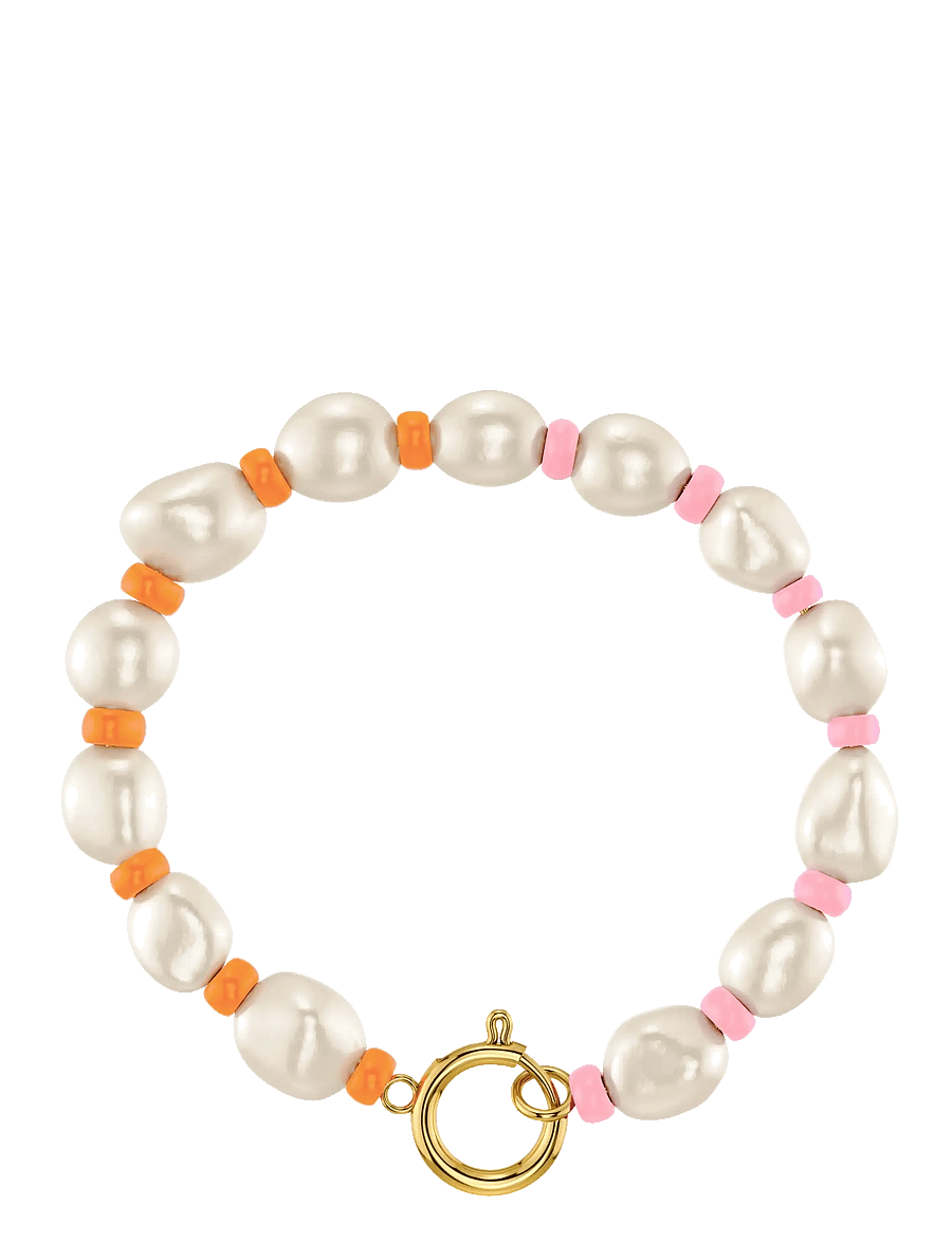 Edblad - Voyage Bracelet Gold/Multi L - armbänder - gold - 1