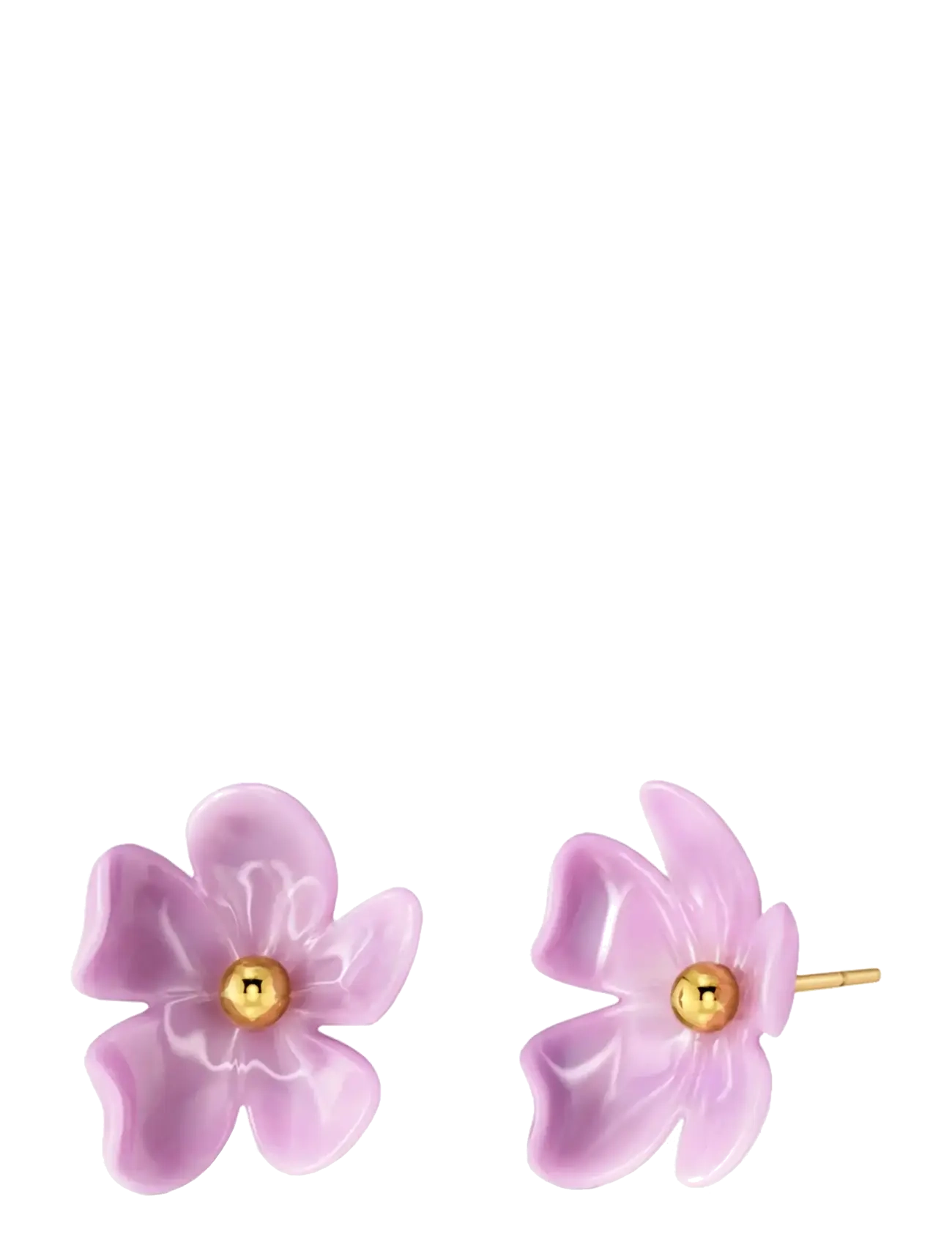 Edblad Wildflower Studs Gold/Pink One Size -  - GOLD / pink/rose