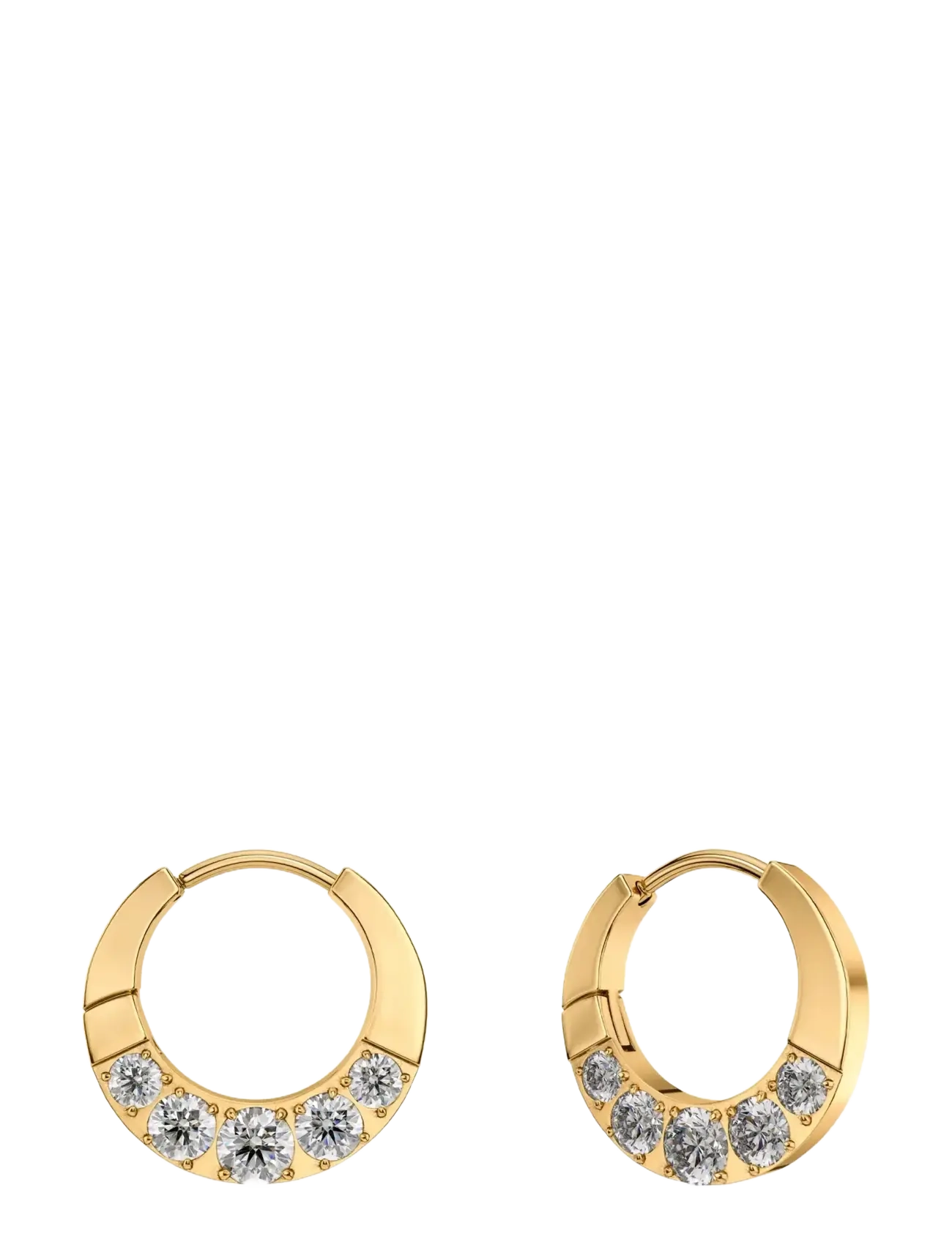 Edblad Monarch Hoops S Gold - Accessories - GOLD / gold