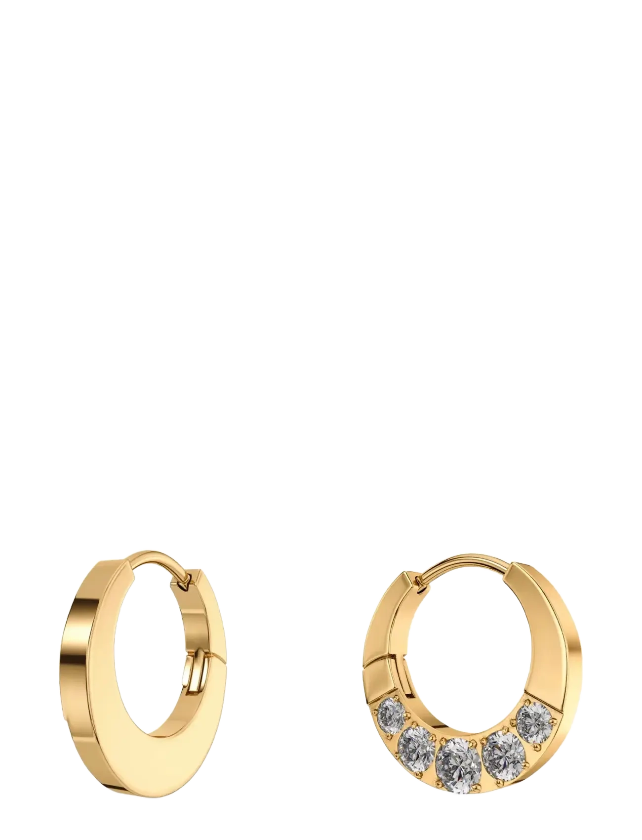 Edblad - Monarch Hoops S Gold - hoops kõrvarõngad - gold - 2