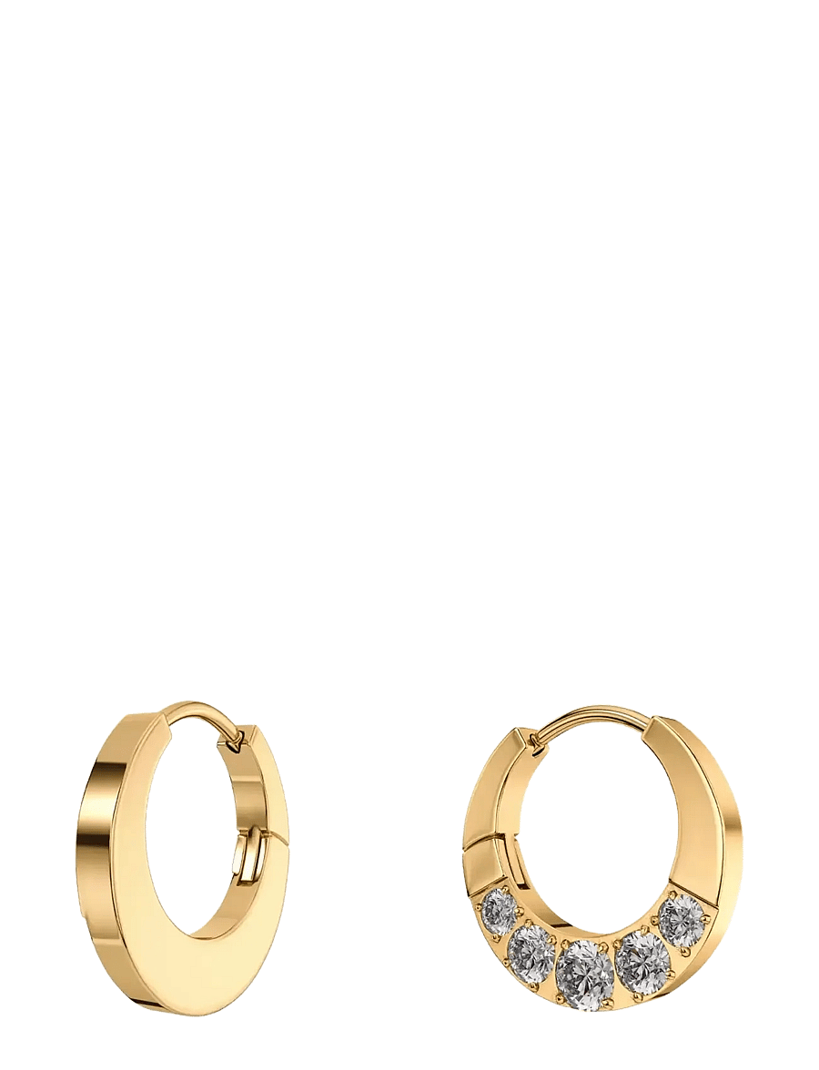 Edblad - Monarch Hoops S Gold - hoops kõrvarõngad - gold - 2