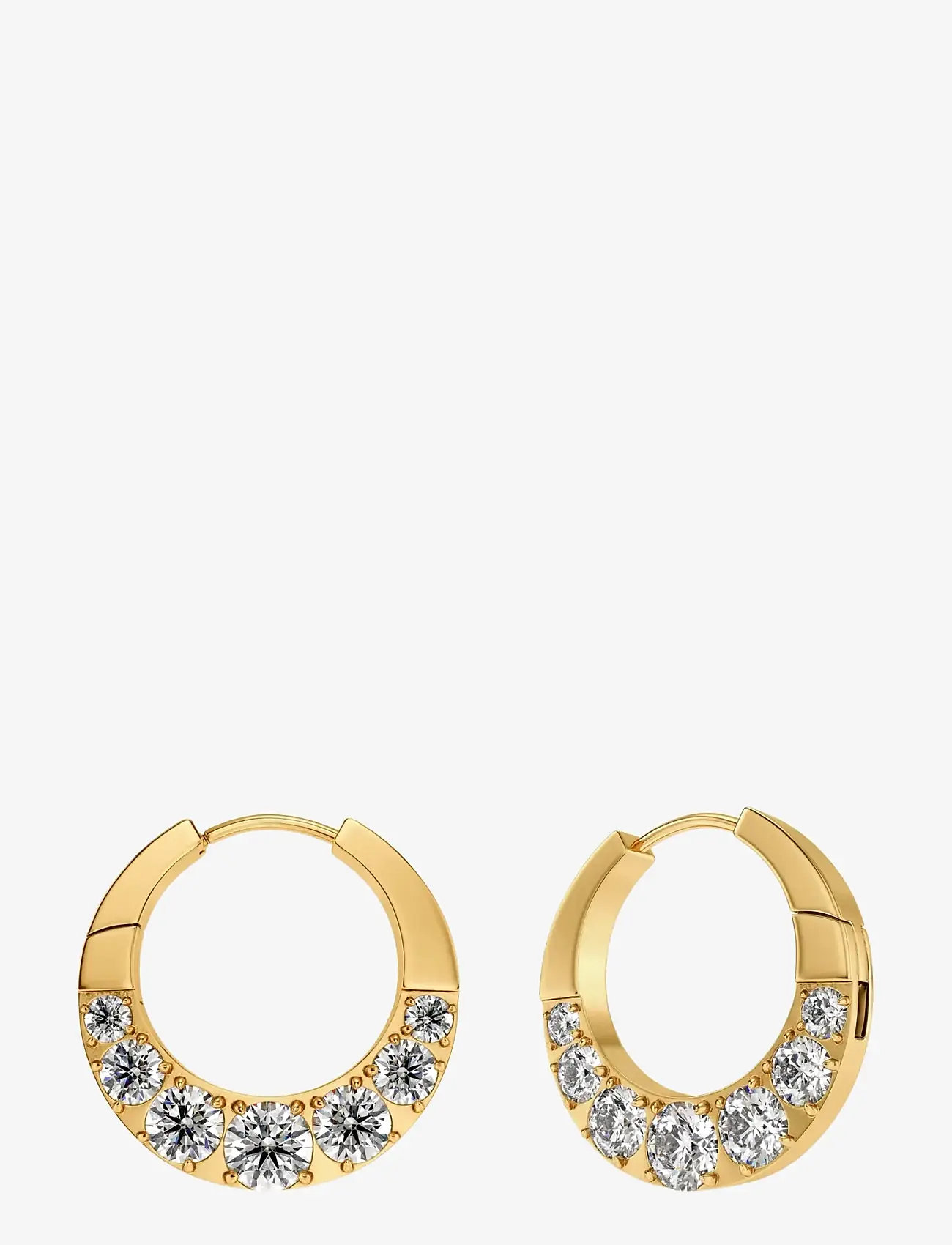 Edblad - Monarch Hoops L Gold - hoops - gold - 1