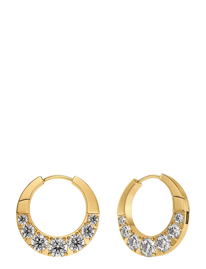 Edblad - Monarch Hoops L Gold - hoops - gold - 1