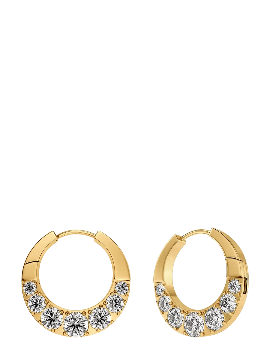Edblad - Monarch Hoops L Gold - hoops - gold - 1