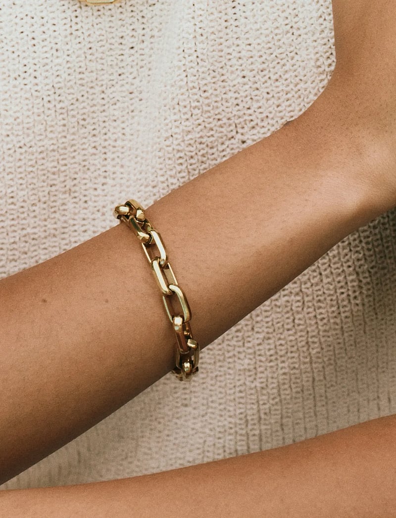 Edblad - Box Chain Maxi Bracelet Gold - gold - 0