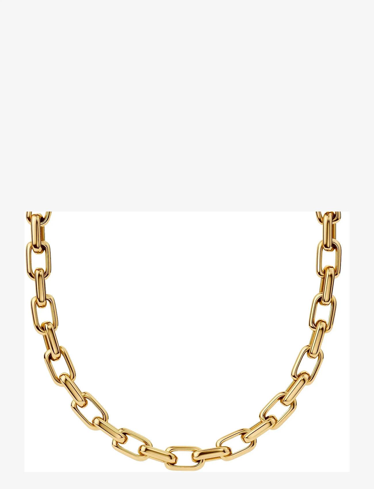 Edblad - Box Chain Maxi Necklace Gold - chain necklaces - gold - 1