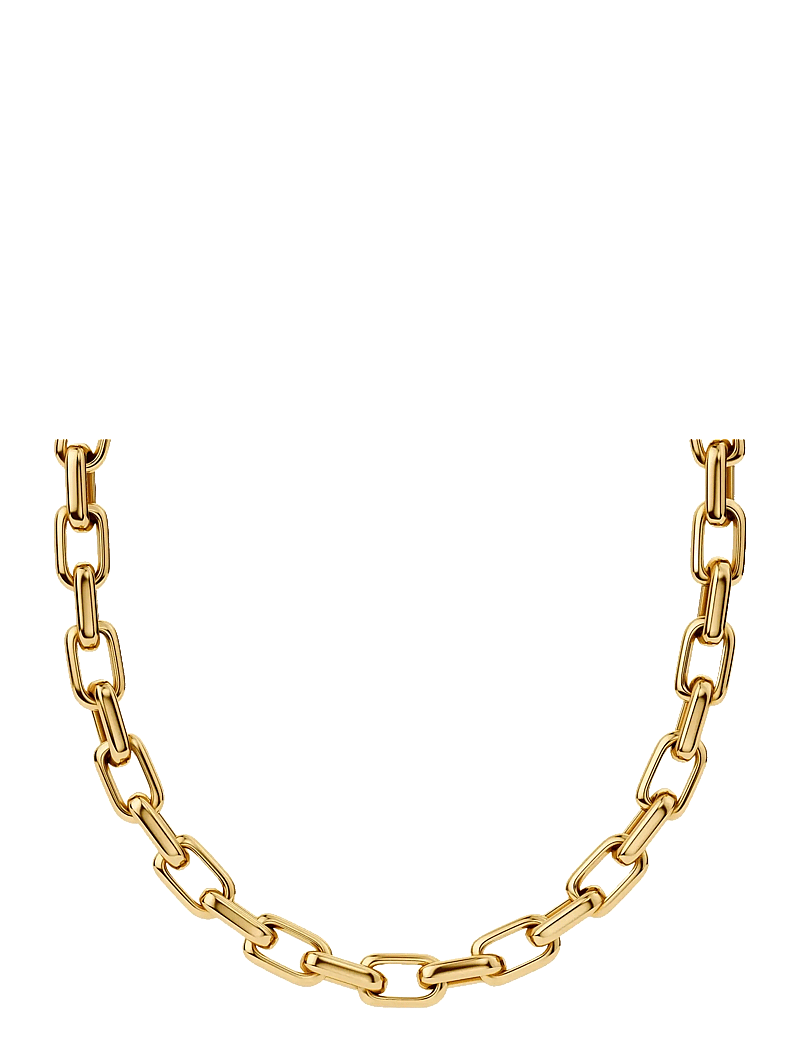Edblad - Box Chain Maxi Necklace Gold - kedjehalsband - gold - 2