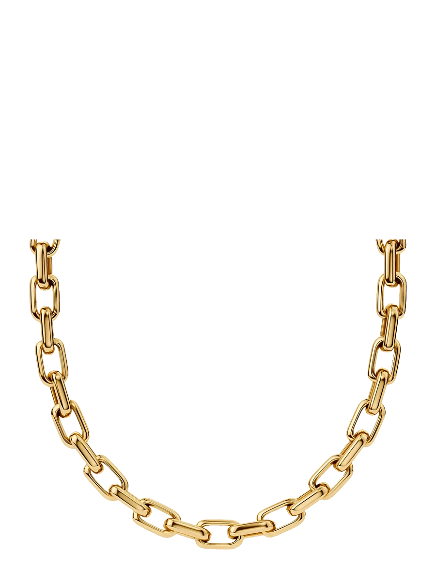 Edblad - Box Chain Maxi Necklace Gold - halsketten - gold - 2