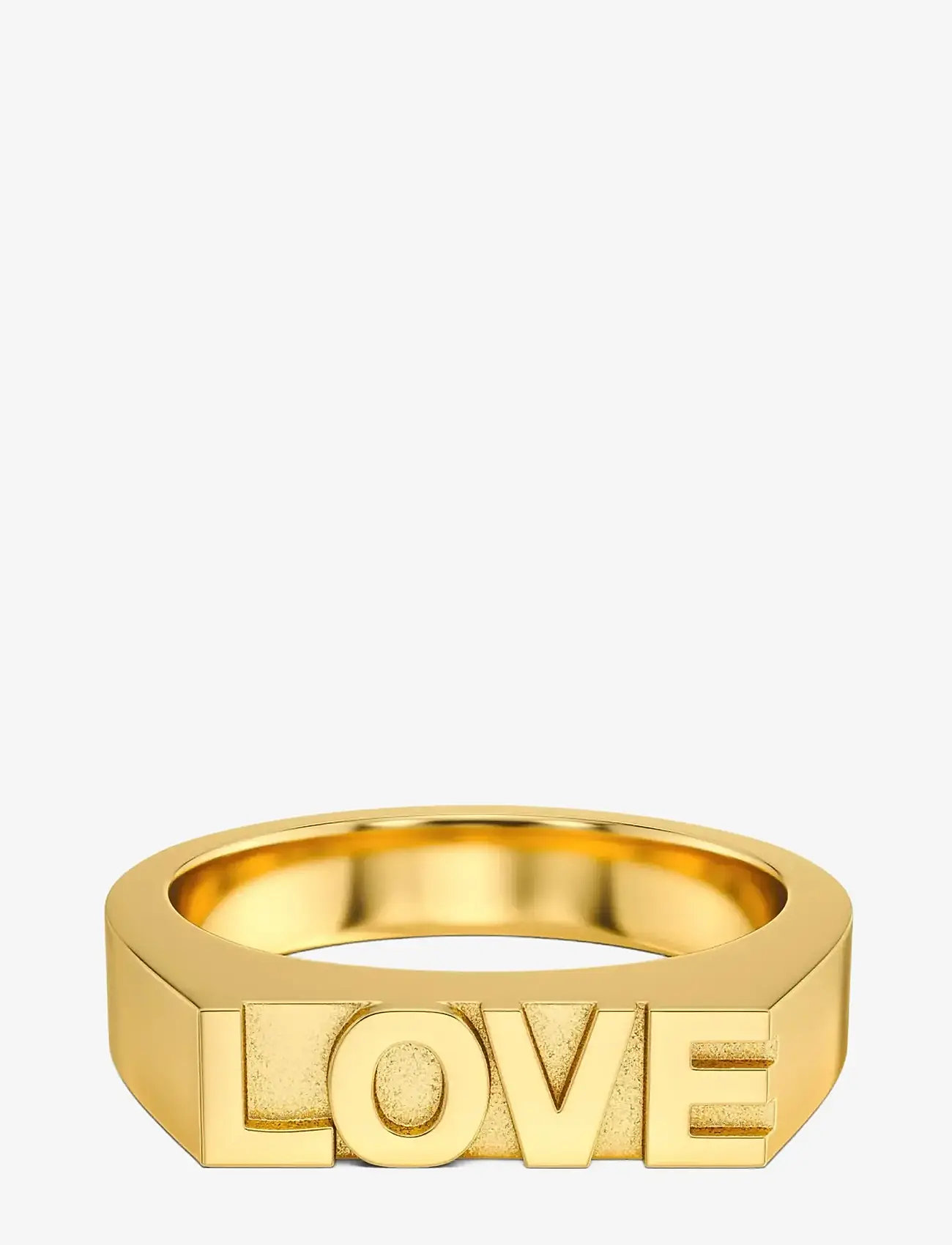 Edblad - Love Signet Ring Gold - ringar - gold - 2