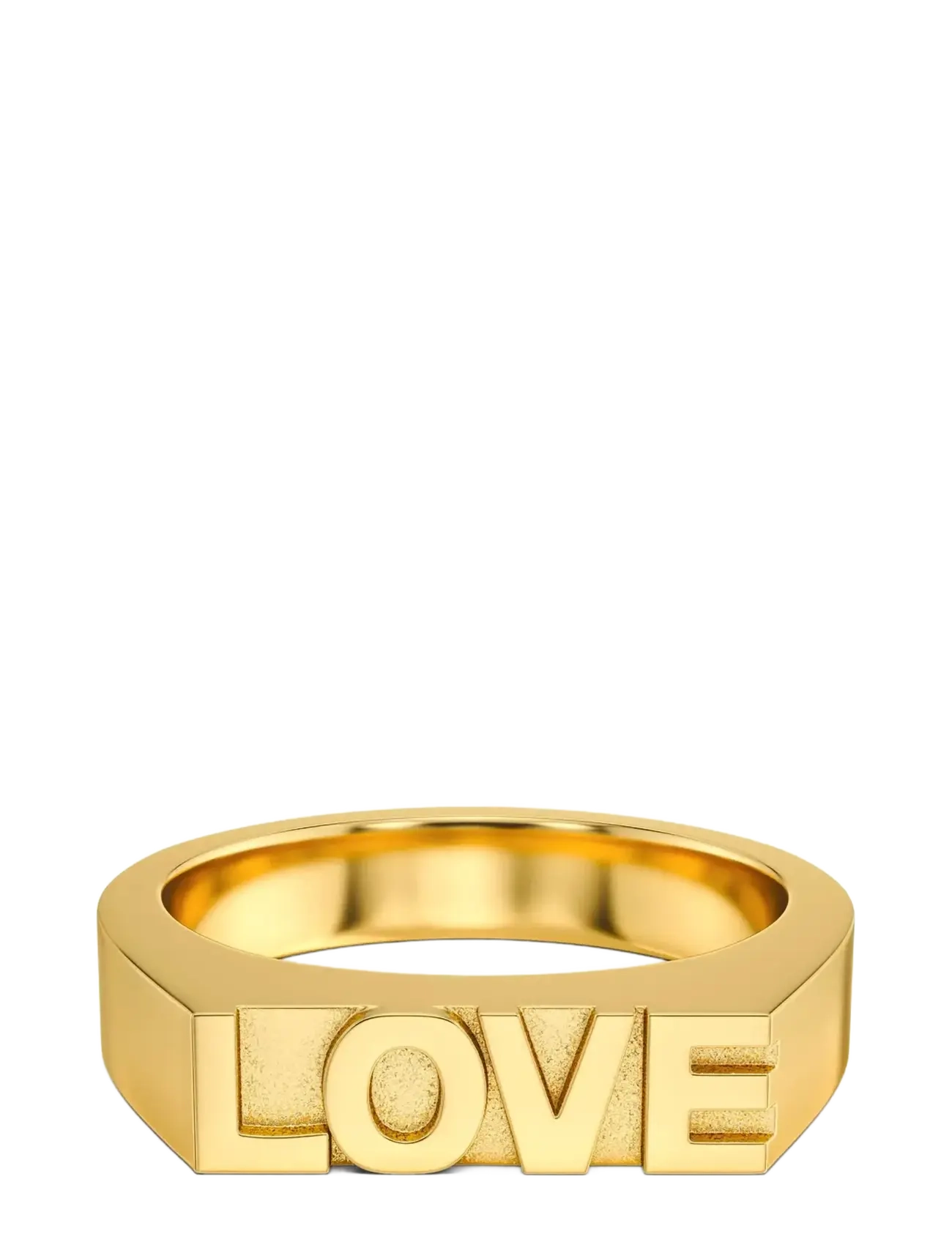 Edblad - Love Signet Ring Gold - hringir - gold - 2