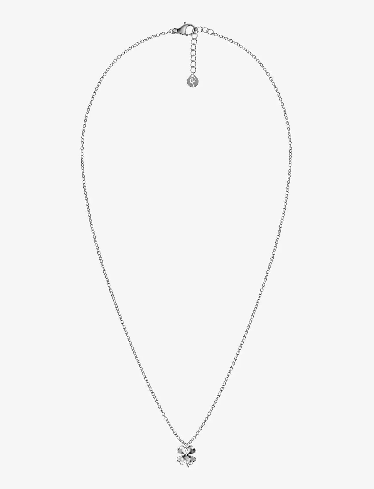 Edblad - Lucky Mini Necklace Steel - ripatsiga kaelakeed - silver - 0