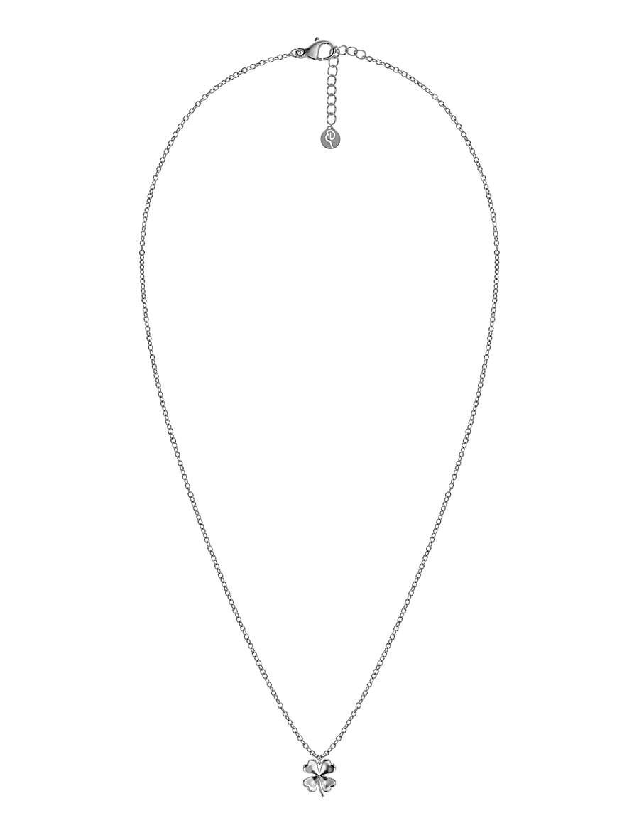 Edblad - Lucky Mini Necklace Steel - dainty necklaces - silver - 0