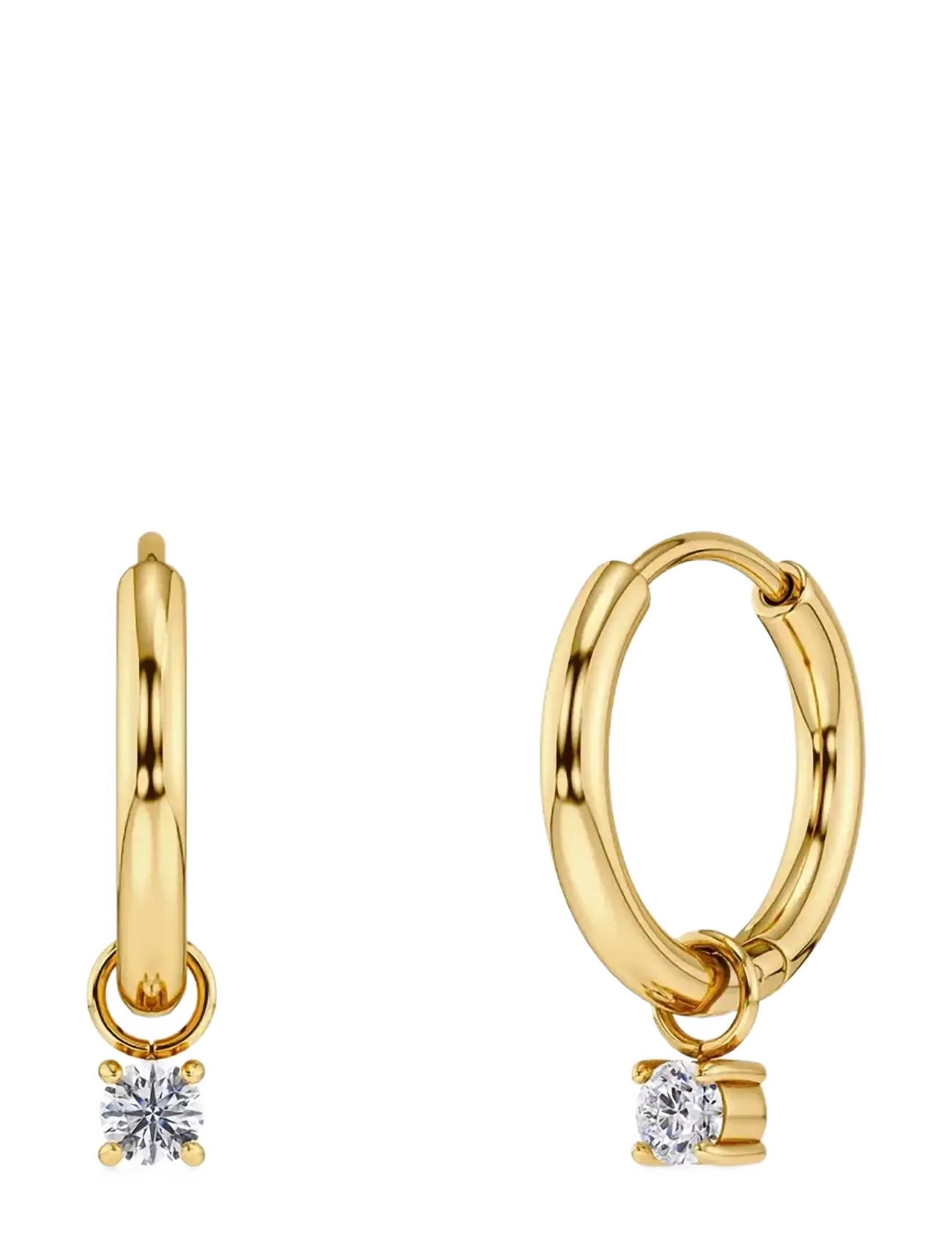 Edblad Leonore Petite Hoops Gold - Gold - ONE SIZE