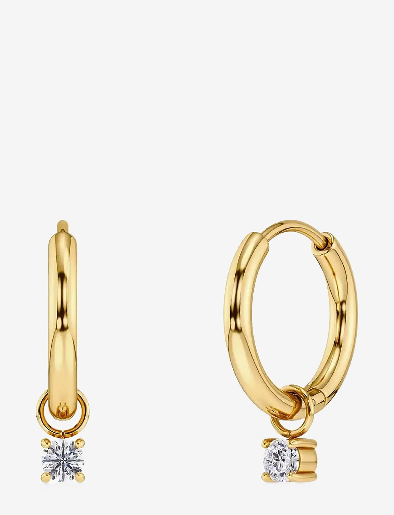 Edblad Leonore Petite Hoops Gold - Gold - ONE SIZE