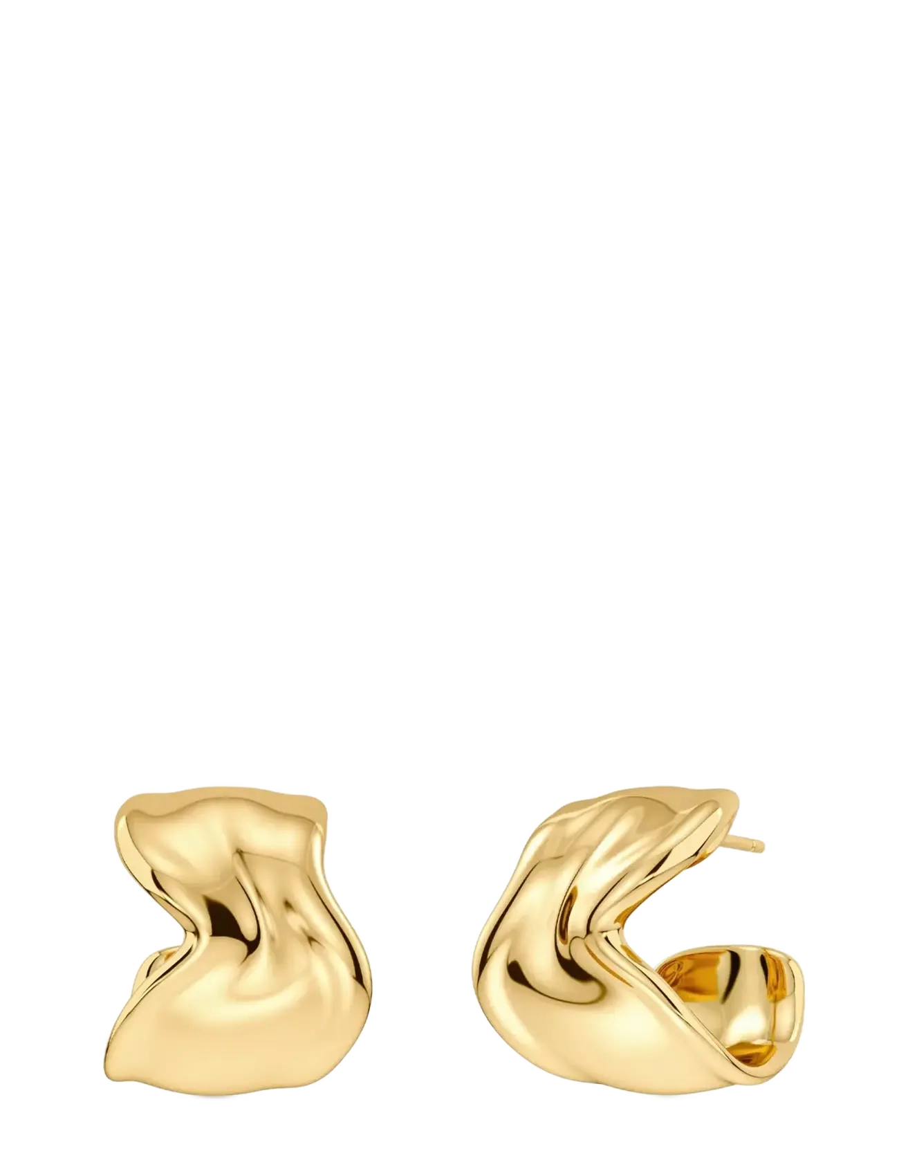 Edblad Melted Hoops L Gold - Edblad - GOLD / gold