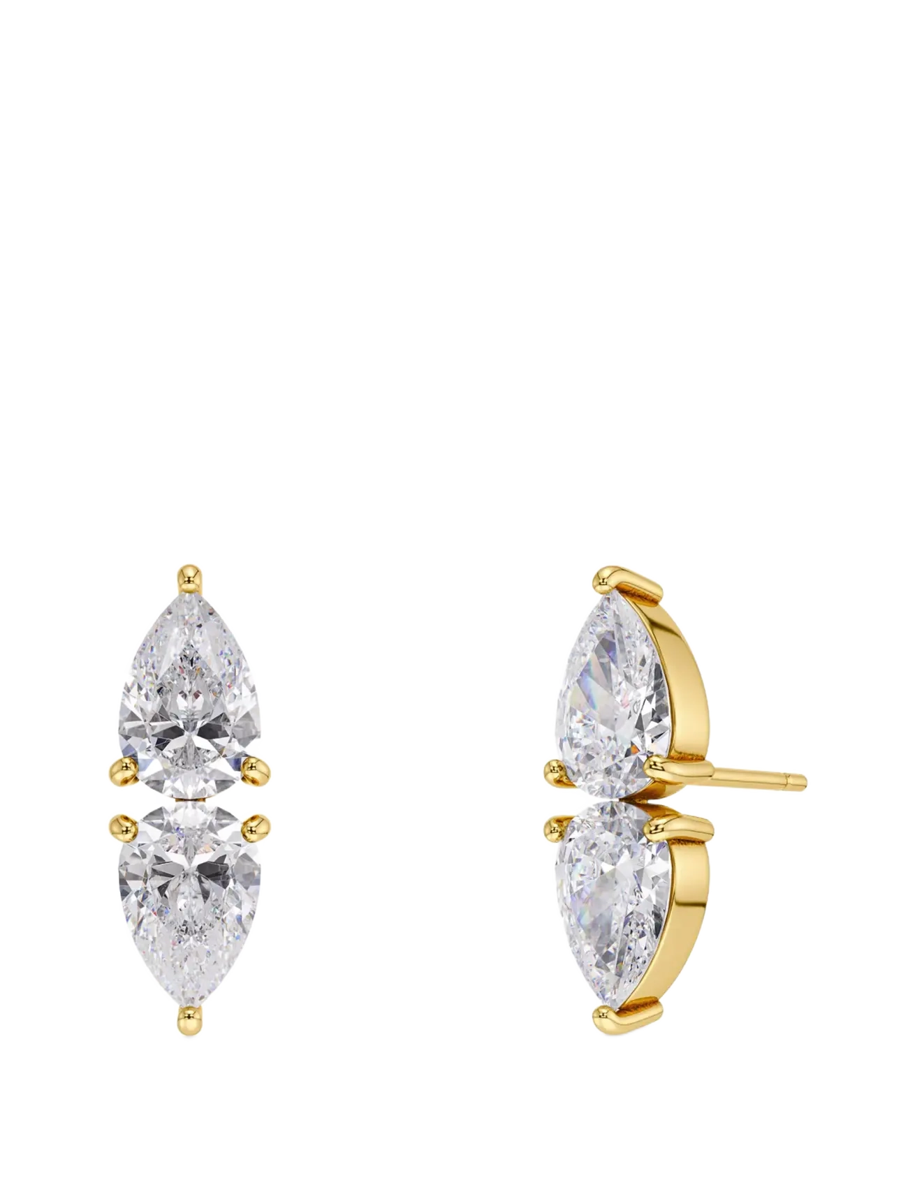 Edblad Arrow Studs Gold One Size - Accessoarer - GOLD / gold