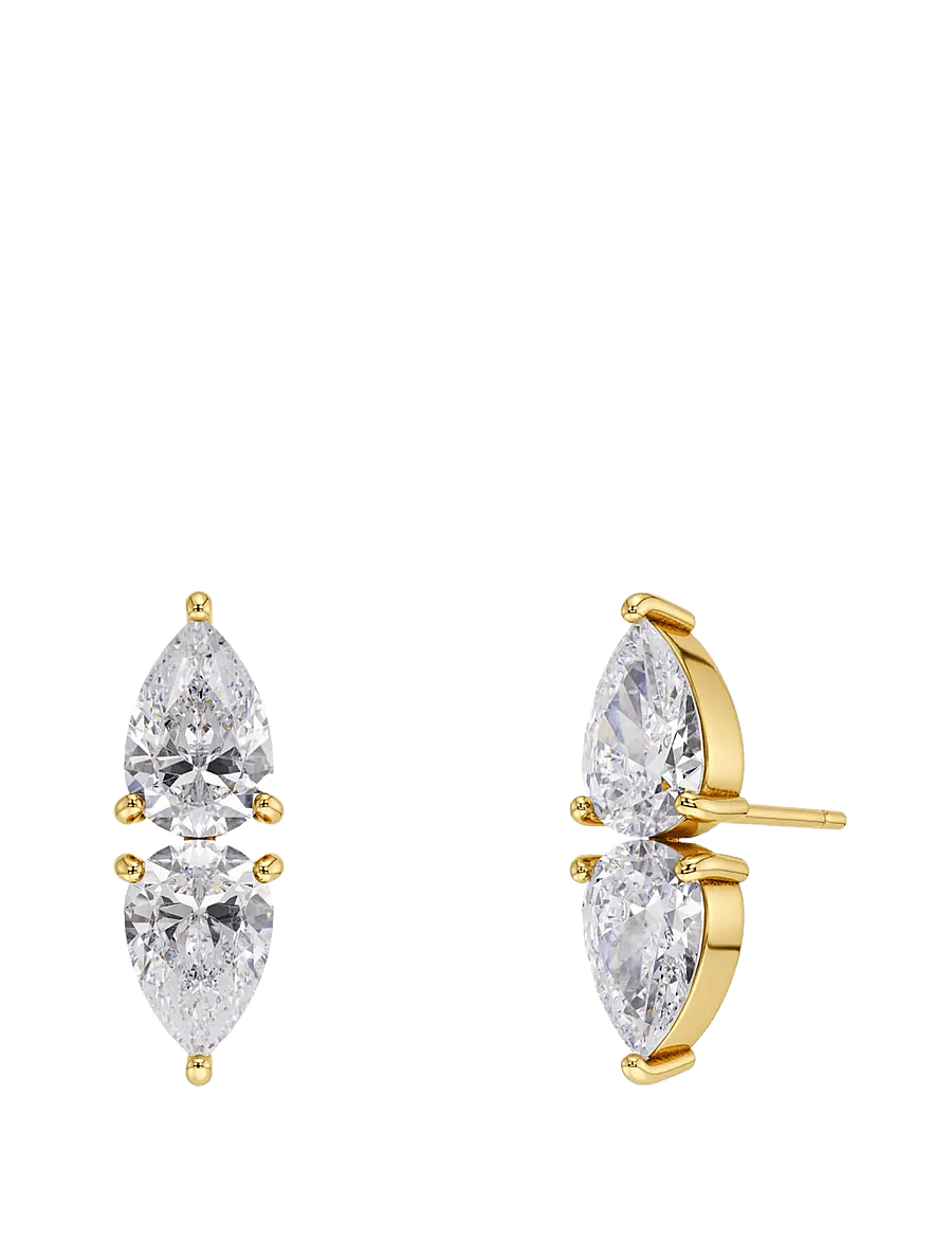 Edblad - Arrow Studs Gold One Size - gold - 1