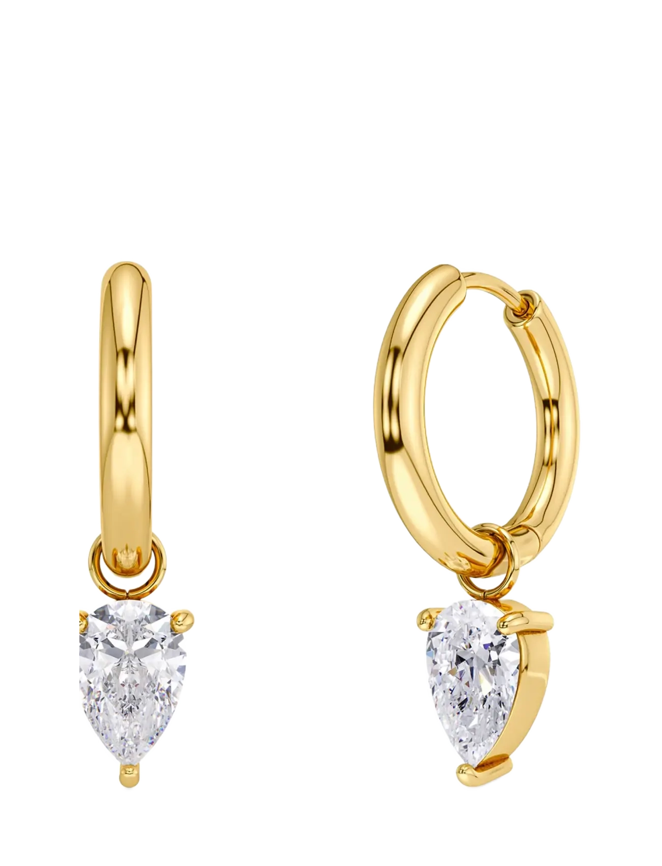 Edblad Arrow Hoops L Gold One Size - Kontorskläder - GOLD / gold