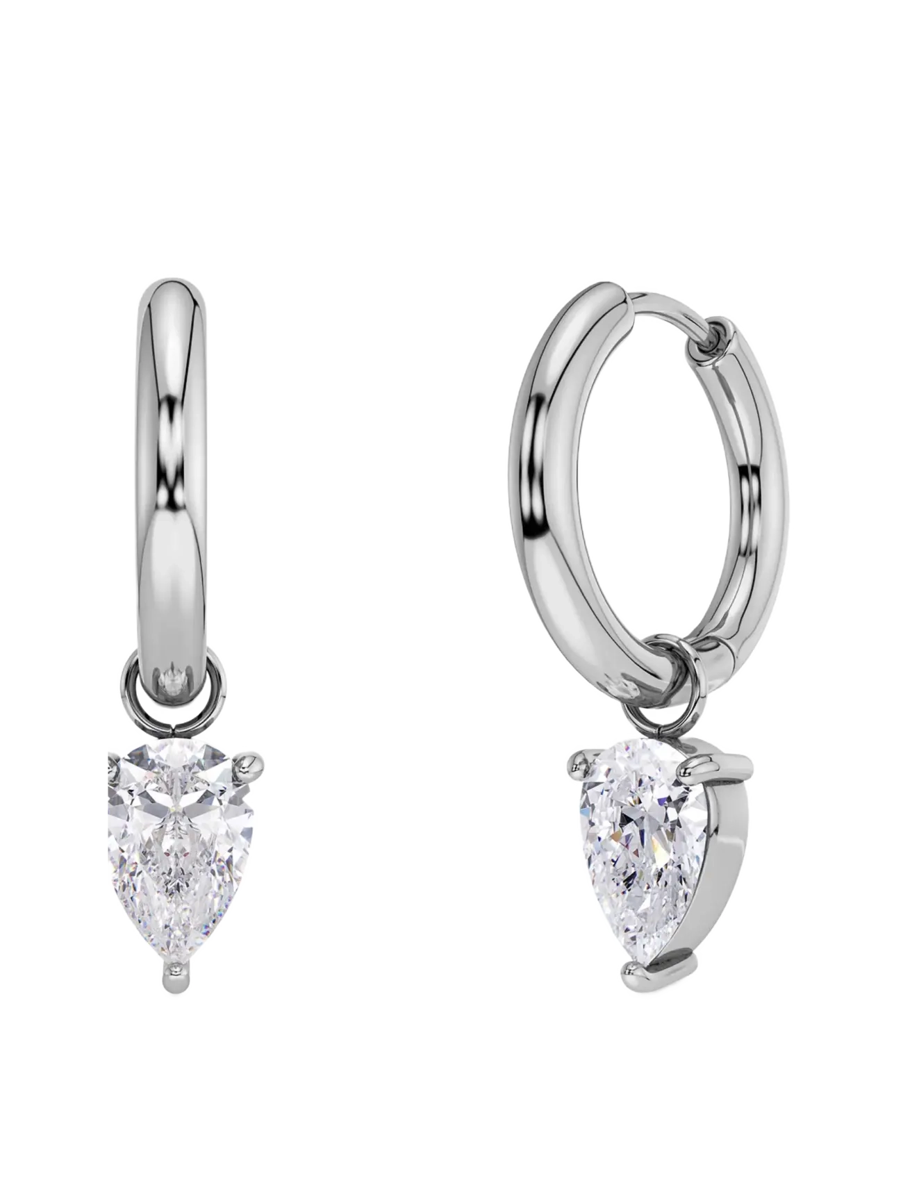 Edblad Arrow Hoops L Silver One Size -  - SILVER / silver