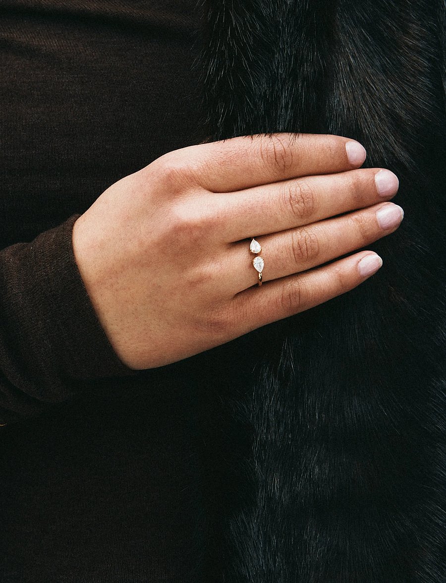 Edblad - Arrow Ring Gold - ringe - gold - 0