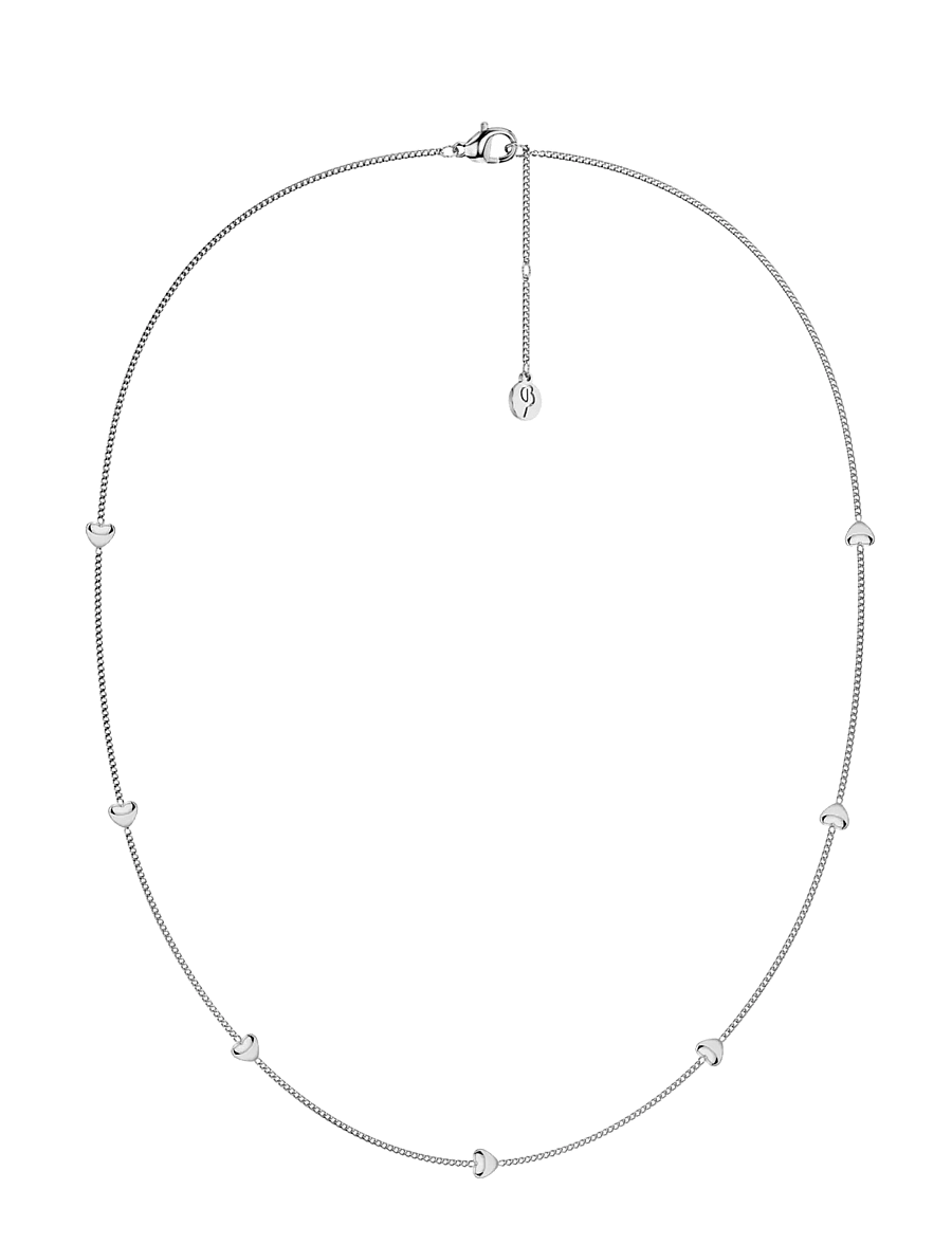 Edblad - Barley Petite Necklace Multi Silver One Size - kedjehalsband - silver - 1