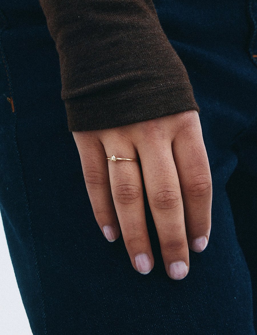 Edblad - Barley Petite Ring Gold - ringar - gold - 0