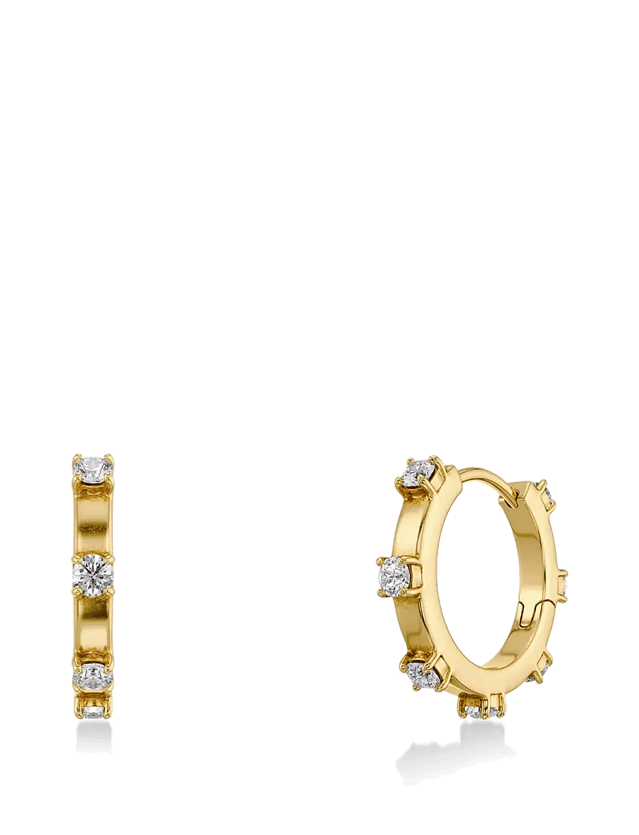 Edblad - Celeste Hoops S Gold One Size - creoler & hoops - gold - 1