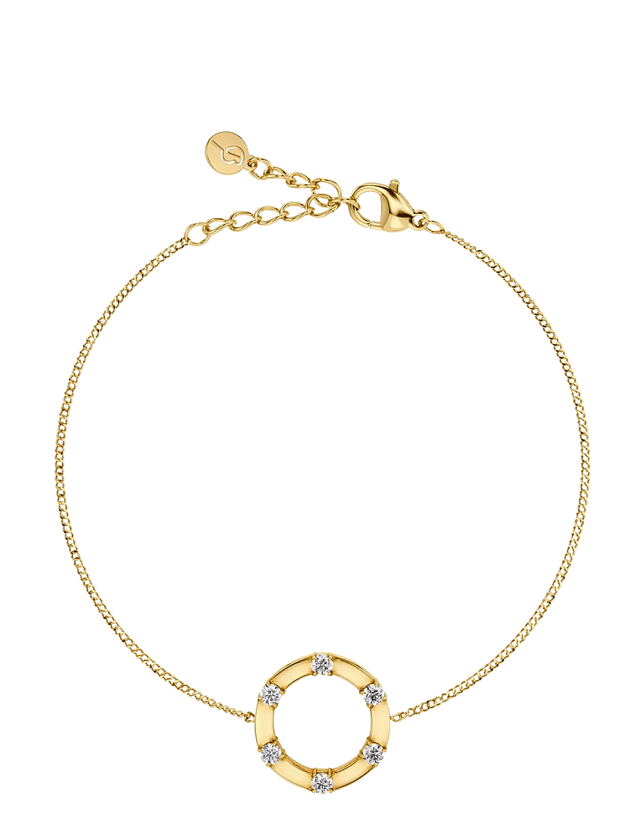 Edblad - Celeste Bracelet Gold One Size - kedjearmband - gold - 0