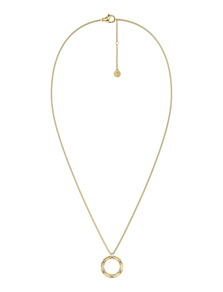 Edblad - Celeste Necklace S Gold One Size - kedjehalsband - gold - 1