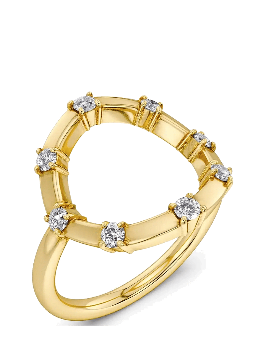 Edblad - Celeste Ring L Gold - ringe - gold - 0