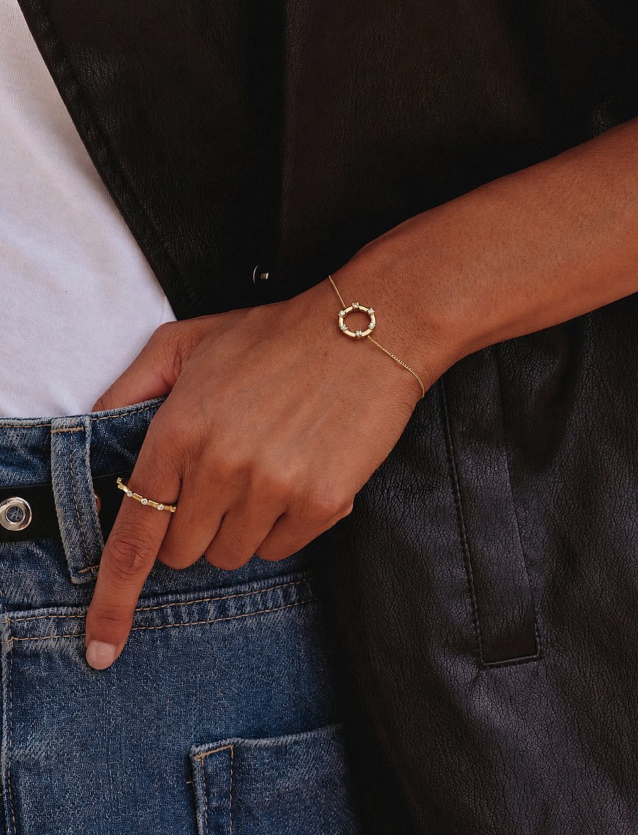 Edblad - Celeste Ring S Gold - ringe - gold - 0