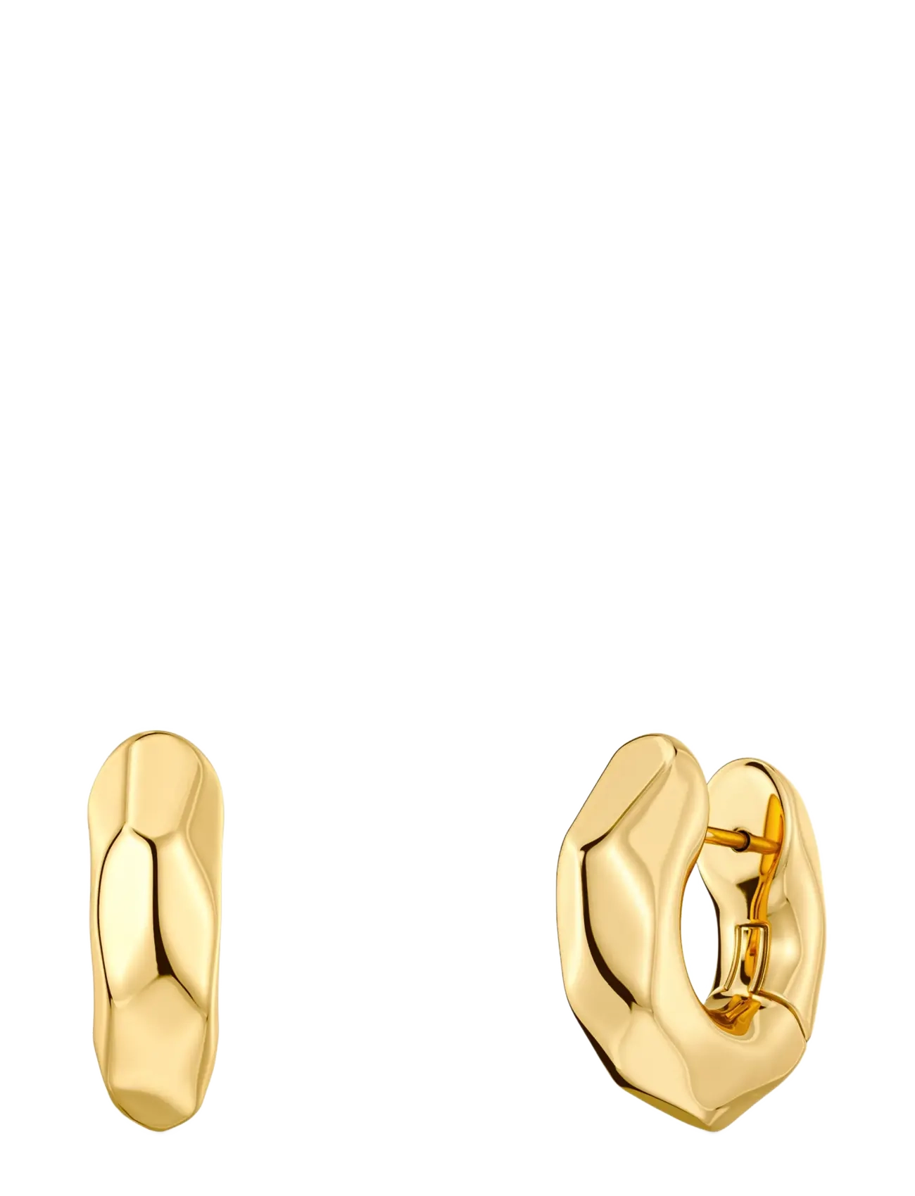 Edblad Crystalite Hoops S Gold One Size -  - GOLD / gold