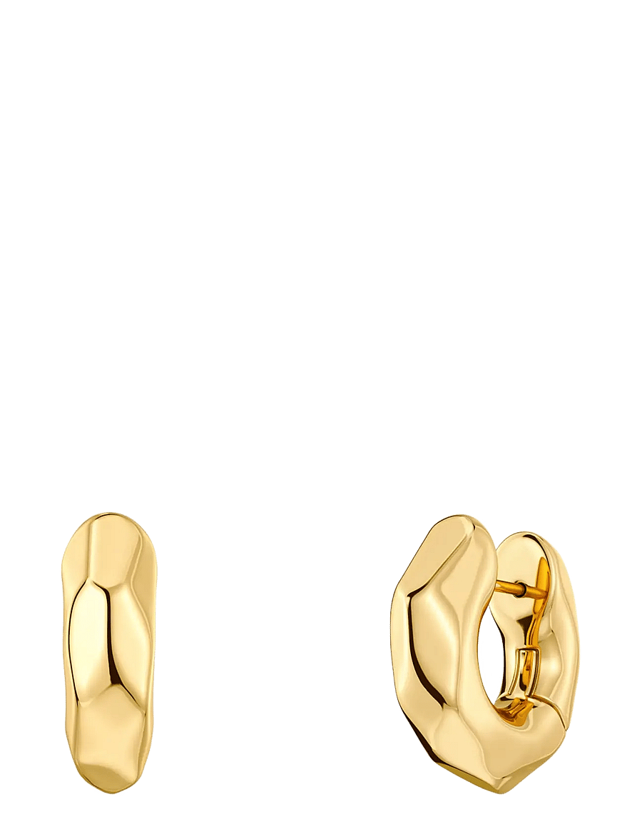 Edblad - Crystalite Hoops S Gold One Size - kreolen - gold - 1