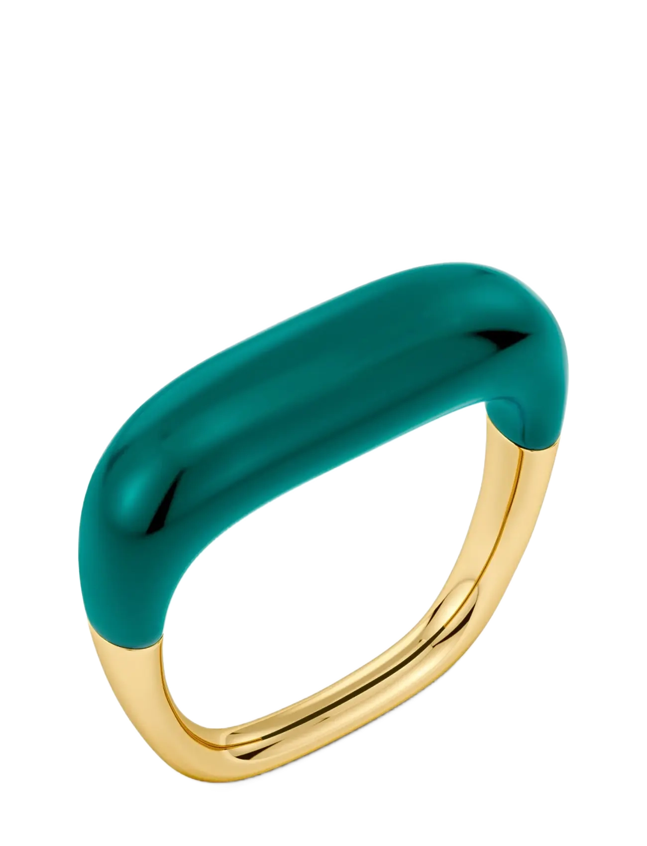 Edblad Lore Ring Gold/Green -  - GOLD / green