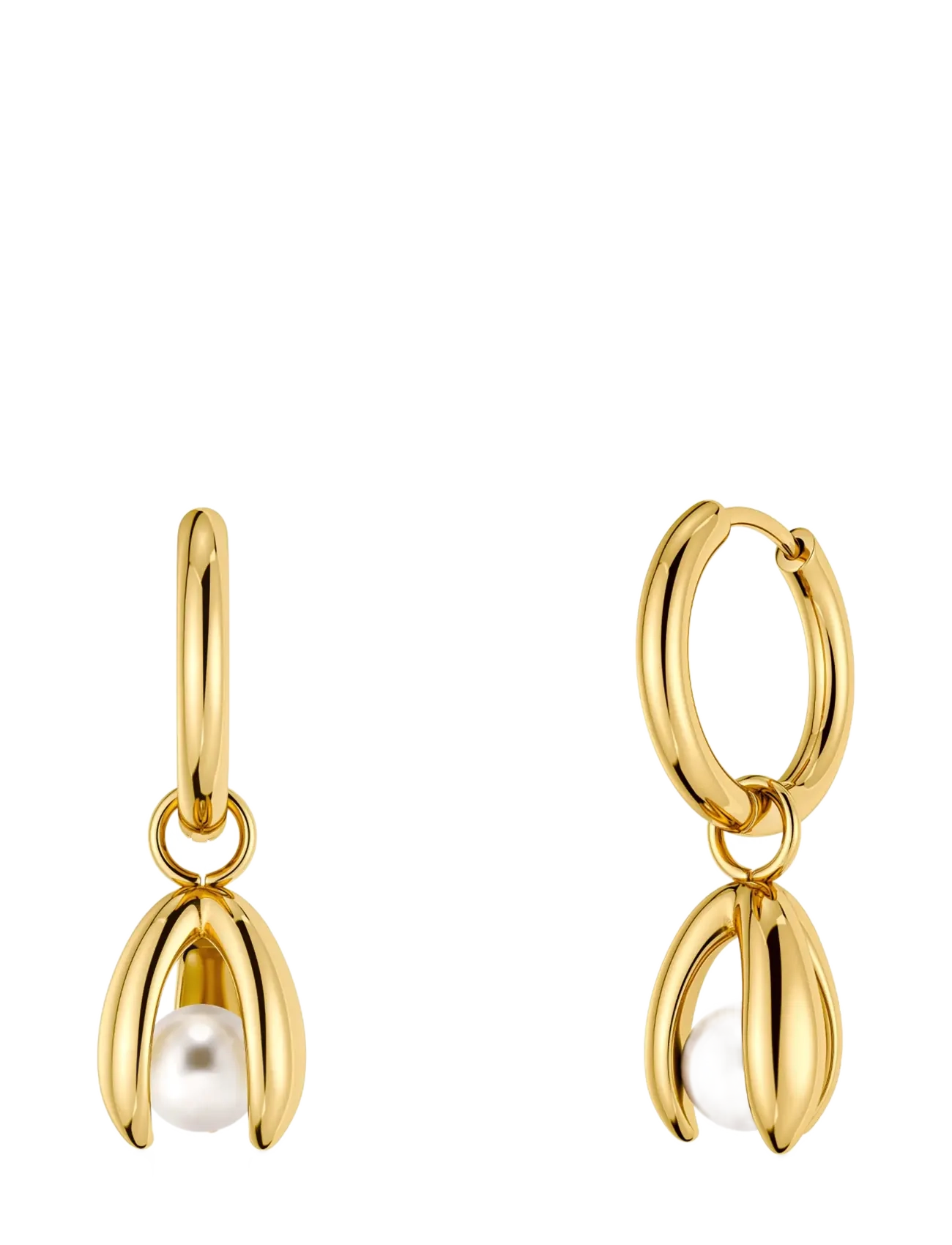 Edblad Moonrave Hoops S Gold One Size - Kontorskläder - GOLD / gold