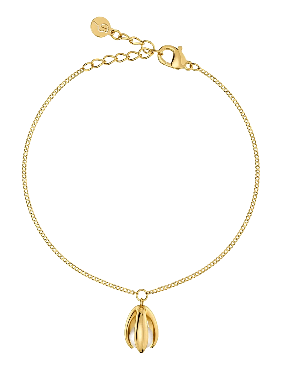 Edblad - Moonrave Bracelet Gold One Size - kædearmbånd - gold - 1