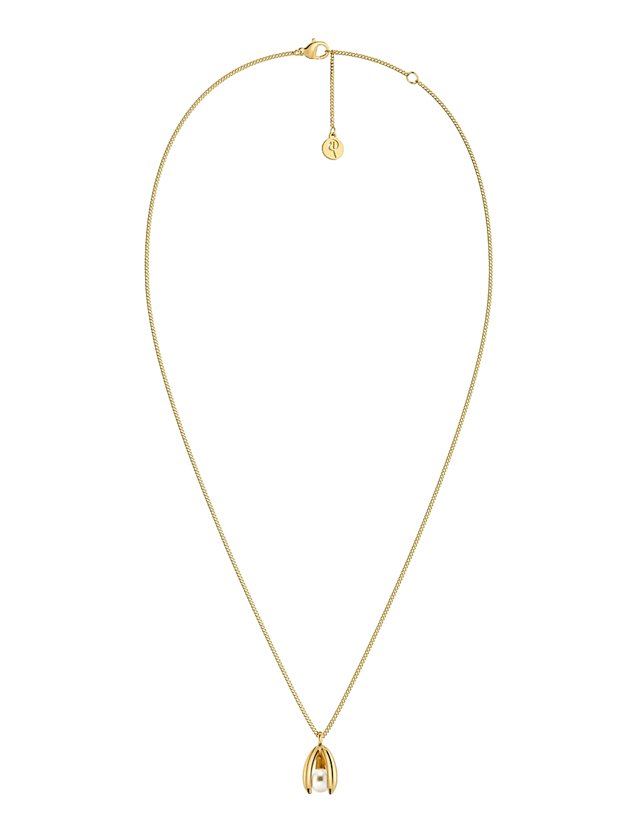 Edblad - Moonrave Necklace S Gold One Size - anhänger - gold - 1