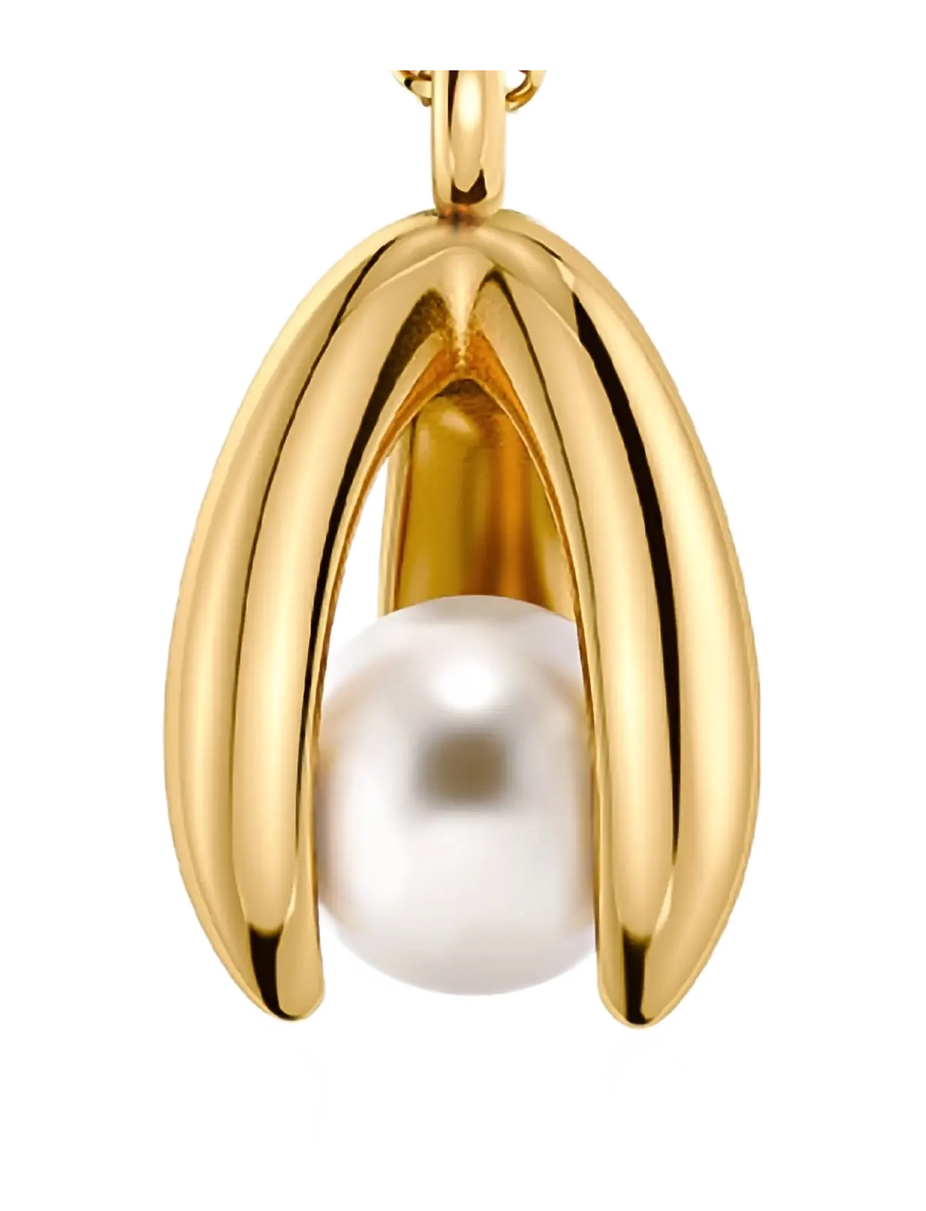 Edblad - Moonrave Necklace S Gold One Size - anhänger - gold - 2